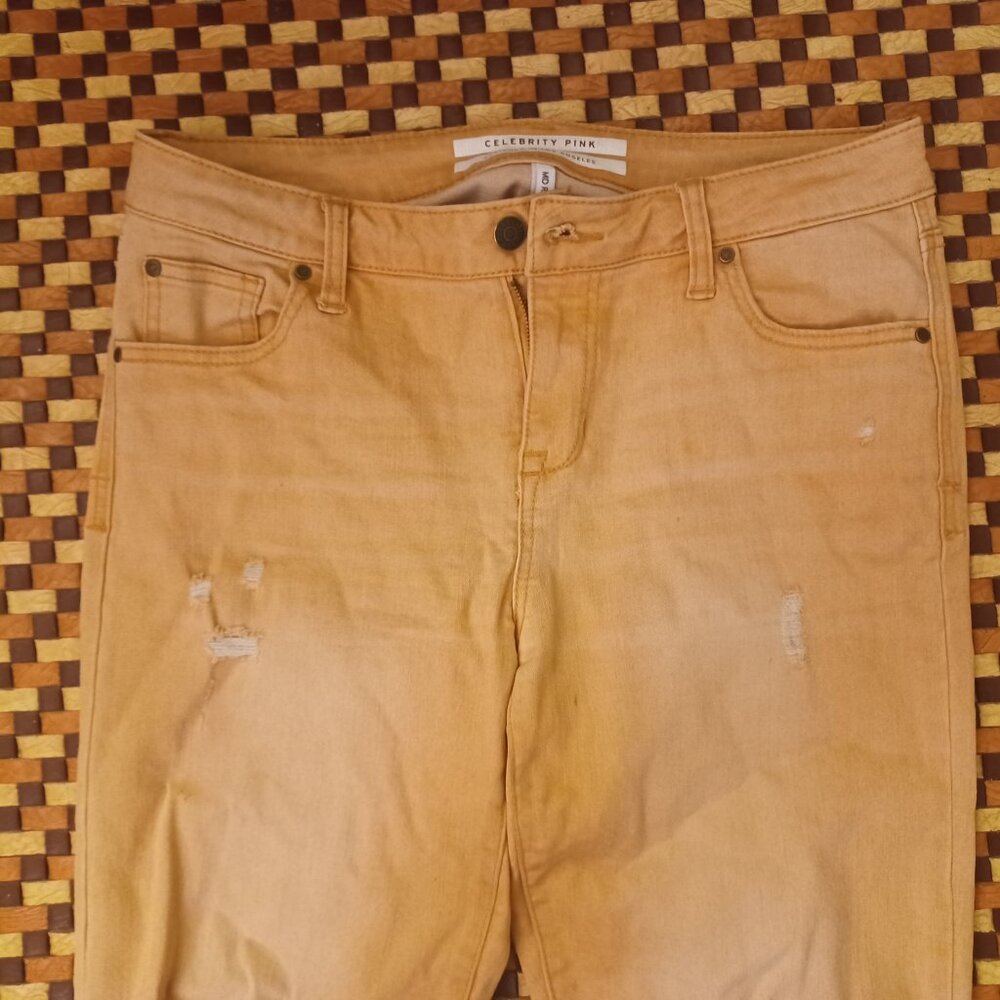 Celebrity Pink Mid Rise Ankle Skinny Jeans Sz L